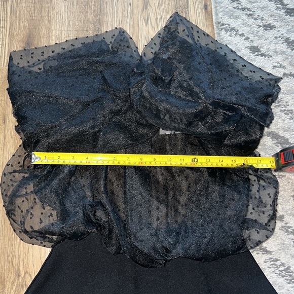 NEW! Zara Dotted Mesh Sleeve Dress - Picture 7 of 9